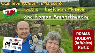 305 Caerleon Castle Roman Fortress and Baths Legionary Museum and Roman Amphitheatre Wales [upl. by Welcome]