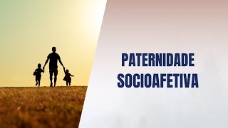 Paternidade socioafetiva [upl. by Sitsuj]