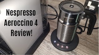 Nespresso Aeroccino 4 Milk Frother Review  Worth upgrading from the Aeroccino 3 [upl. by Marcela]