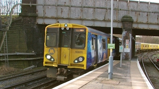 Half an Hour at 216  Birkenhead North Station 1022017  Class 507 508 terminus [upl. by Colwen839]