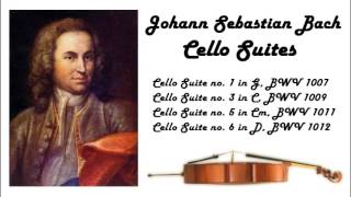 Johann Sebastian Bach  Cello suites in 432 Hz great for reading or studying [upl. by Airom655]