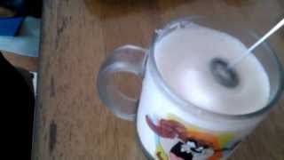 Aerolatte Review Frothing Cold Milk In Under 1 Minute [upl. by Jadwiga]